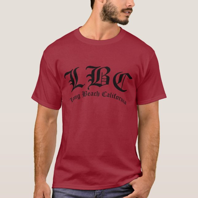 LBC Long Beach California T-Shirt (Front)