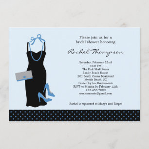 LBD Bridal Shower Invitation