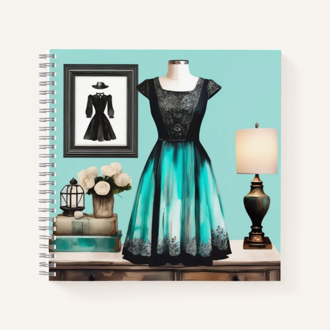 LBD Little Black Dress Journal Sketching & Writing (Front)