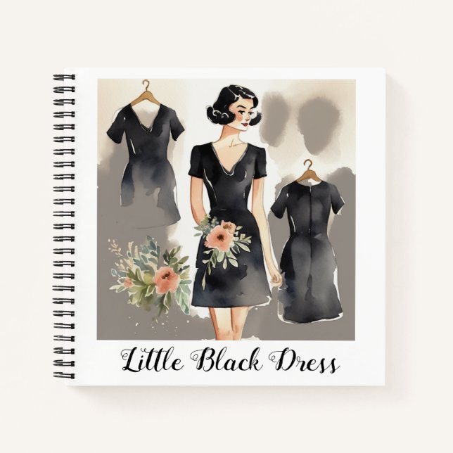 LBD Trend Notebook - Little Black Dress Journal (Front)