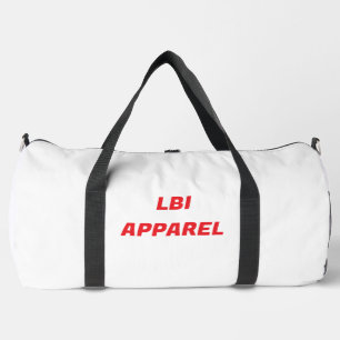 LBI APPAREL TRADEMARKED DUFFLE BEACH BAG