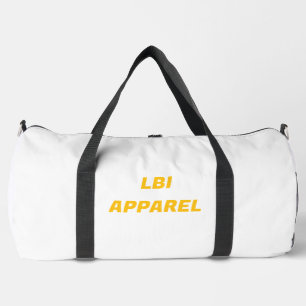 LBI APPAREL TRADEMARKED DUFFLE BEACH BAG