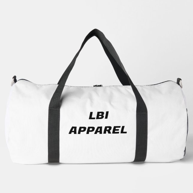 LBI APPAREL TRADEMARKED DUFFLE BEACH BAG (Front)