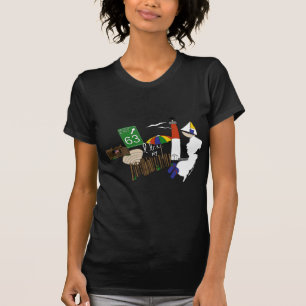 LBI Love Primary Colour Collage T-Shirt
