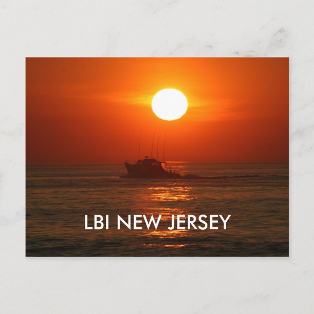 LBI NEW JERSEY POSTCARD (Front)