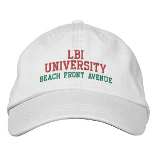 LBI UNIVERSITY BEACH FRONT AVENUE EMBROIDERED HAT