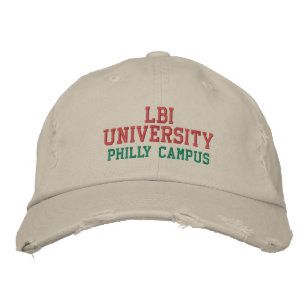 LBI UNIVERSITY TM EMBROIDERED HAT