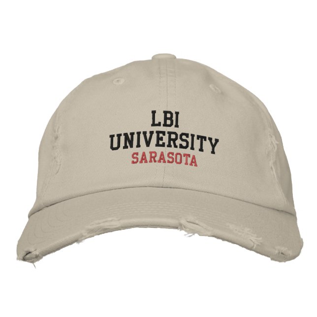 LBI UNIVERSITY (TM) EMBROIDERED HAT (Front)
