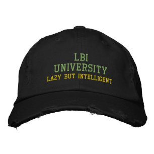 LBI UNIVERSITY TRADEMARKED EMBROIDERED HAT