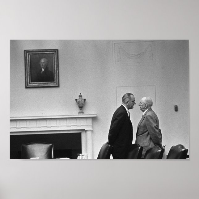 LBJ Giving The Treatment Poster (Front)