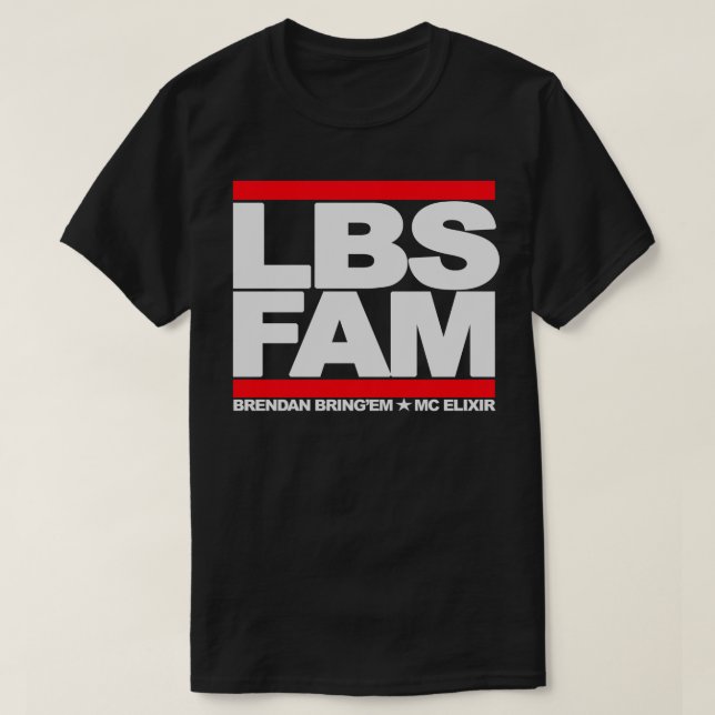 LBS Tradition Black T-Shirt (Design Front)