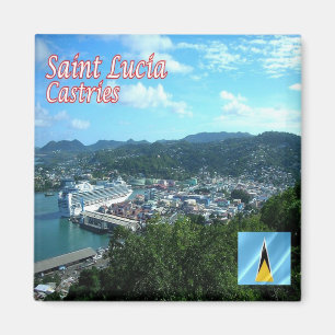 LC - Saint Lucia - Castries Magnet