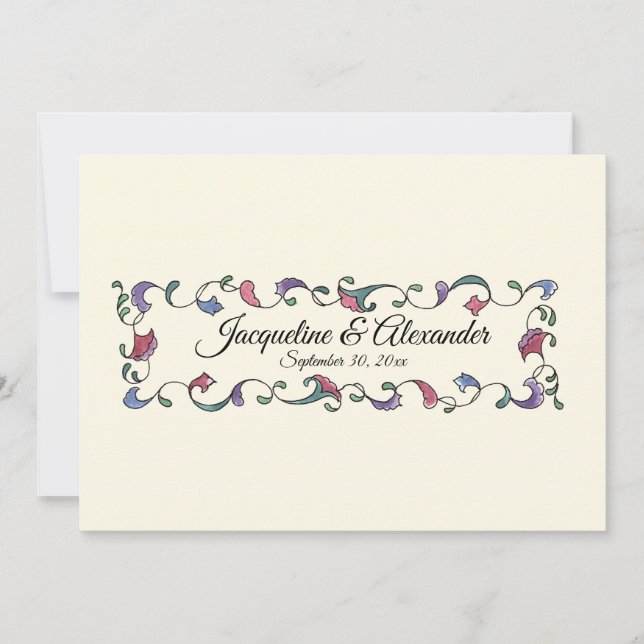 LC Swirls Audrey Jeanne's Expressions Calligraphy (Front)