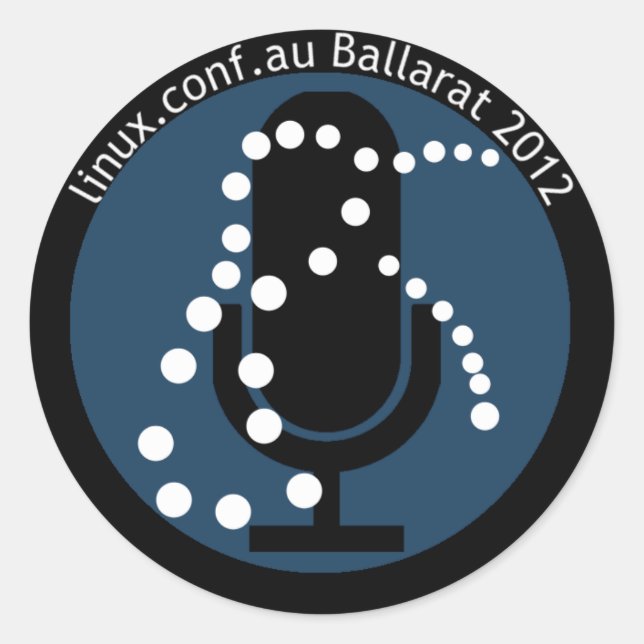 LCA2012 Speaker Sticker with Text (Front)