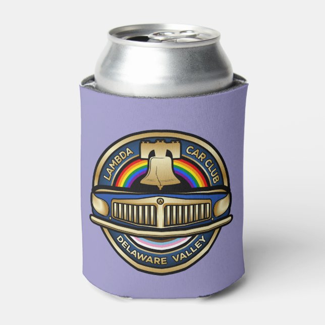 LCCI DelVal Can Coozy (Lavender) Can Cooler (Can Front)
