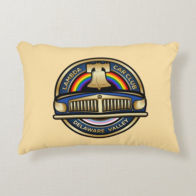 LCCI DelVal Throw Pillow (Beige) (Front)