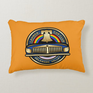 LCCI DelVal Throw Pillow (Orange)
