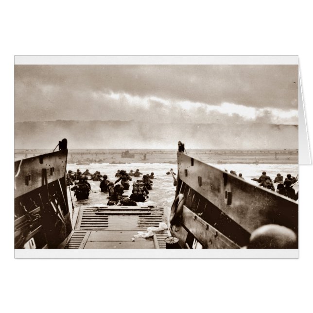 LCIs Soldiers Wading Ashore (Front Horizontal)