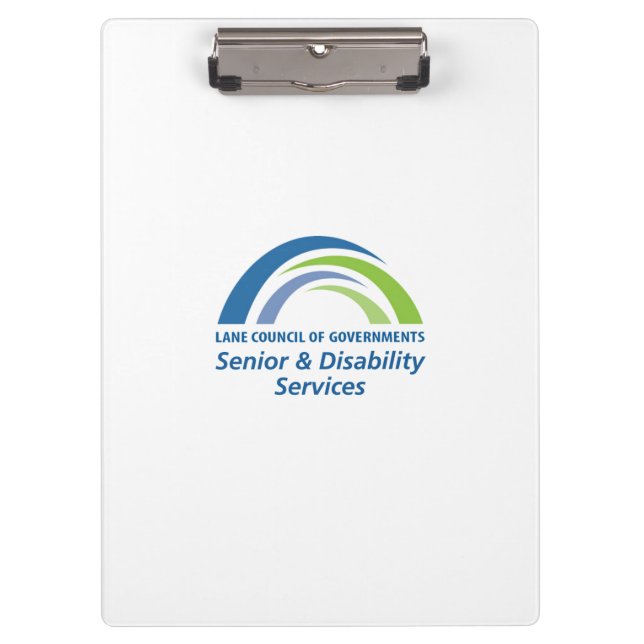 LCOG Senior & Disability Services Planner - Large Clipboard (Front)