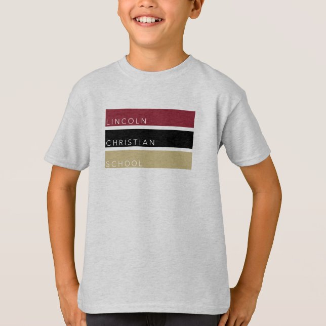 LCS - Youth Dri-FIT LCS Tri-colour Shirt - Grey (Front)