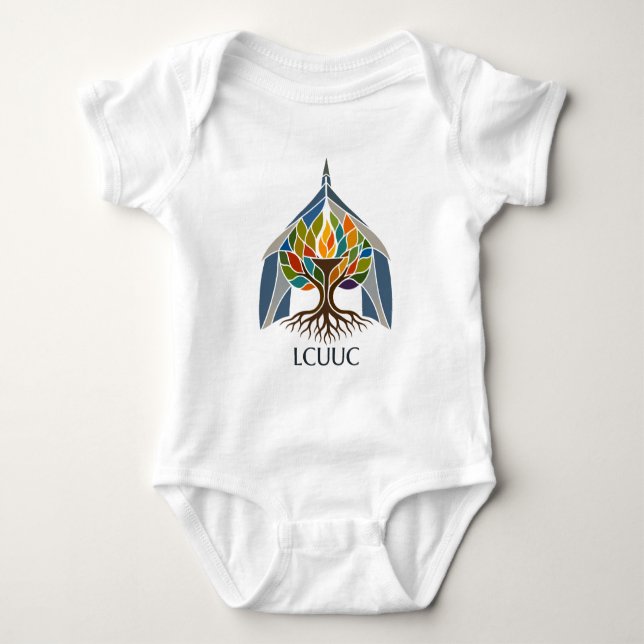 LCUUC Community Chalice Baby Bodysuit (Front)