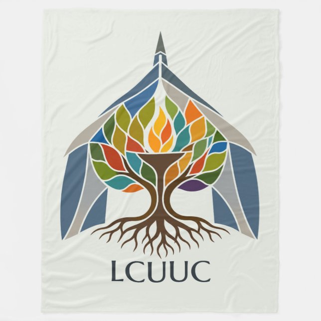 LCUUC Community Chalice Fleece Blanket (Front)