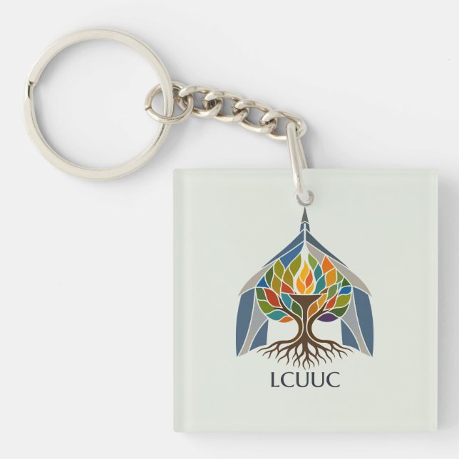 LCUUC Community Chalice Key Ring (Front)