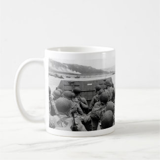 LCVP Landing Craft Approaching Omaha Beach Coffee Mug