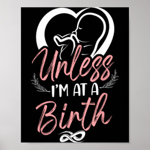 Ld Labour And Delivery Nurse Midwife Birth Worker Poster