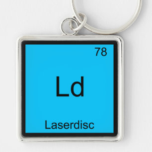 Ld - Laserdisc Funny Chemistry Element Symbol Tee Key Ring