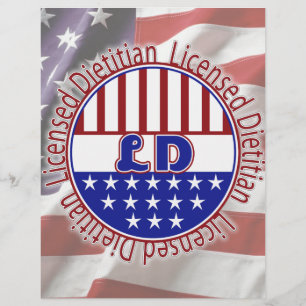 LD Licensed Dietician PATRIOTIC