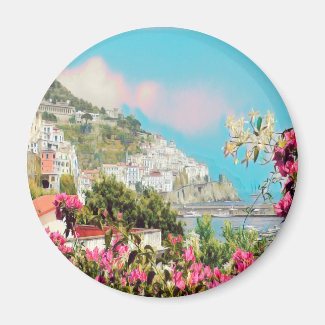 ldp AMALFI - panorama - Amalfi coast - Magnet (Front)