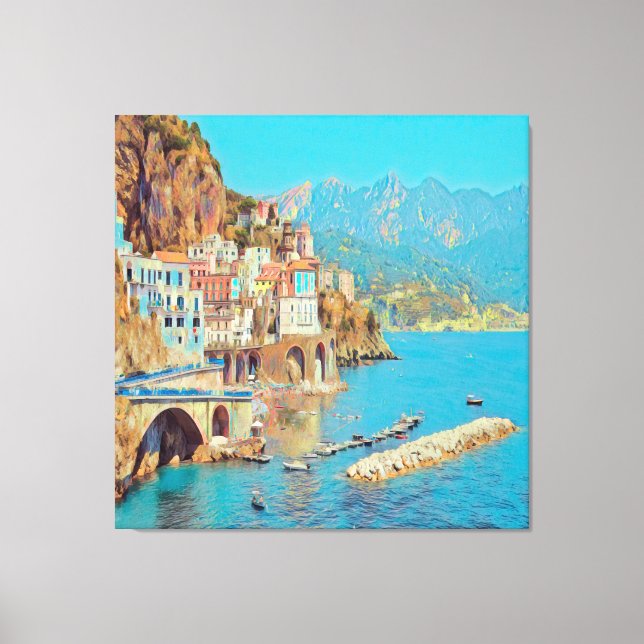 ldp ATRANI.- Amalfi Coast - Canvas Print (Front)