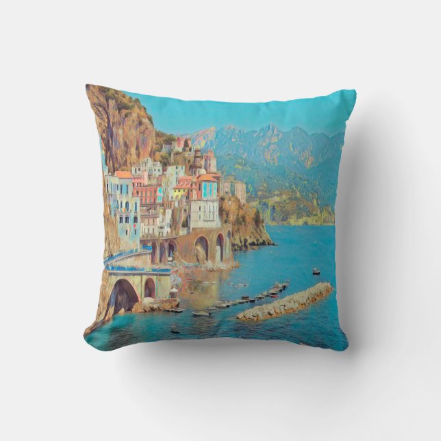 ldp ATRANI.- Amalfi Coast - Cushion (Front)