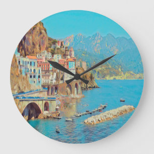 ldp ATRANI.- Amalfi Coast - Large Clock
