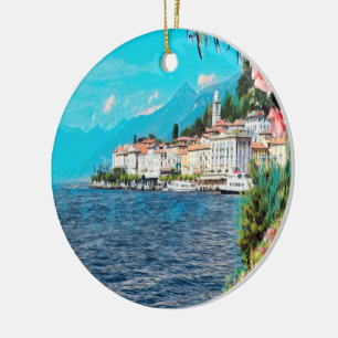ldp BELLAGIO - Lake Como - Ceramic Tree Decoration