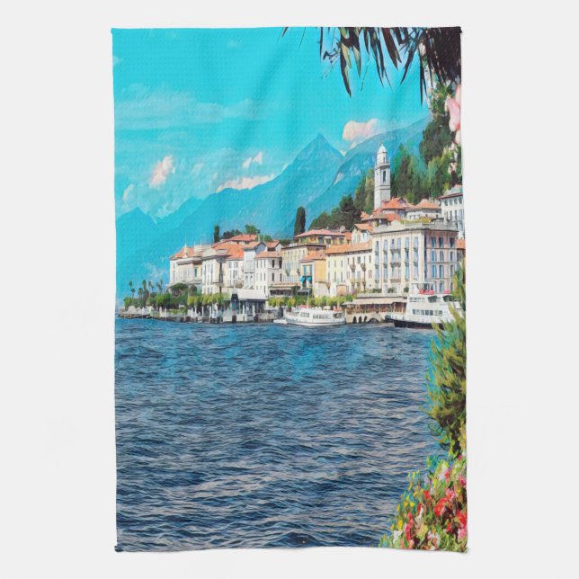 ldp BELLAGIO - Lake Como - Tea Towel (Vertical)