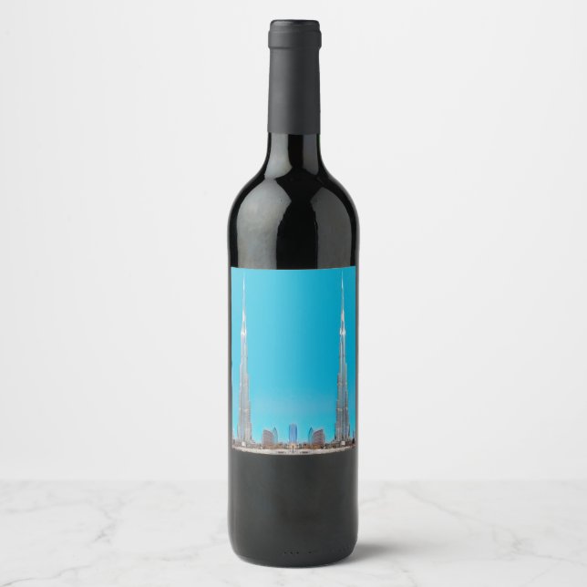 ldp BURJ KHALIFA - Dubai - Wine Label (Front)