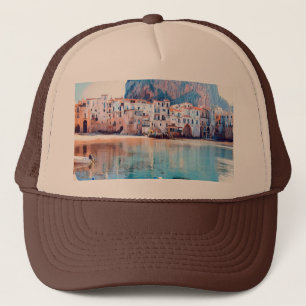 ldp CEFALÙ - Sicily - beach - panorama Trucker Hat