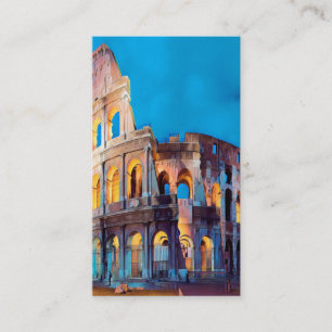 ldp COLOSSEUM Rome - by nigth - Business Card