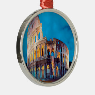 ldp COLOSSEUM Rome - by nigth - Metal Tree Decoration