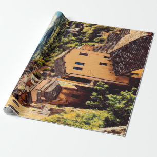 ldp MONTEPULCIANO - city - panorama - Wrapping Paper