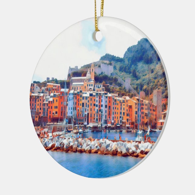 ldp PORTO VENERE - Ceramic Tree Decoration (Left)