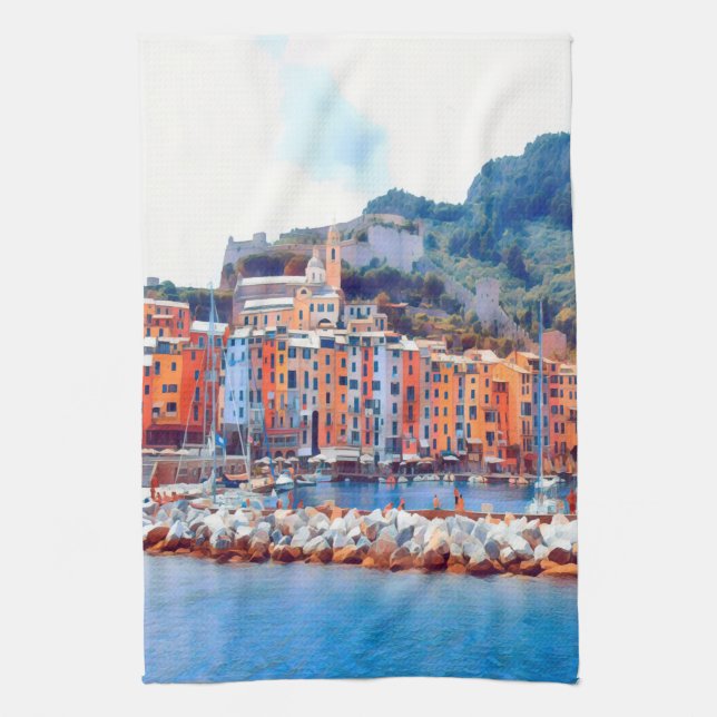 ldp PORTO VENERE - Tea Towel (Vertical)