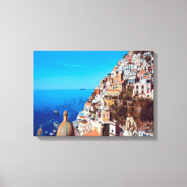 ldp POSITANO - Amalfi Coast - Panorama Canvas Print (Front)