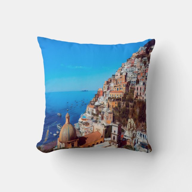 ldp POSITANO - Amalfi Coast - Panorama Cushion (Front)