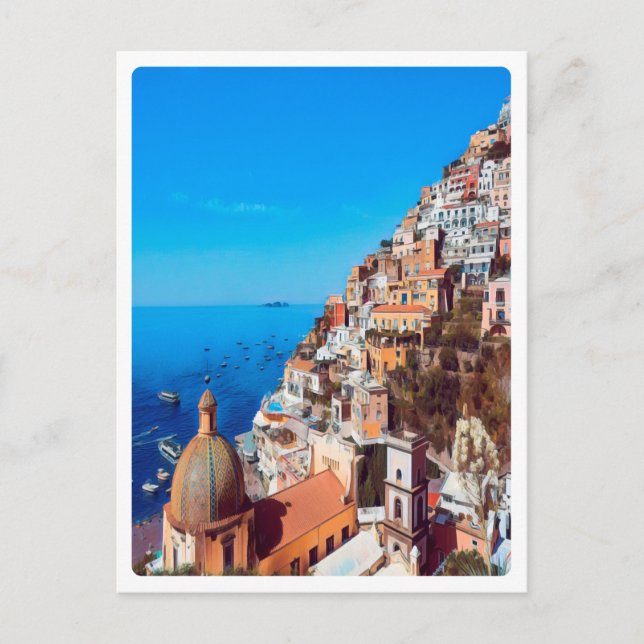 ldp POSITANO - Amalfi Coast - Panorama Postcard (Front)