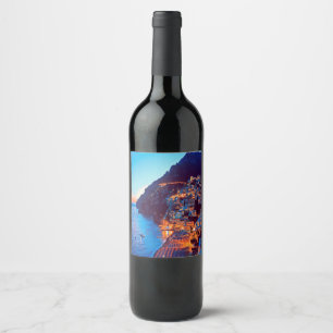 ldp POSITANO Amalfi Coast - sunset taken by Hotel Wine Label