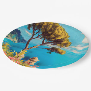 ldp RAVELLO - The garden of Villa Rufolo Paper Plate
