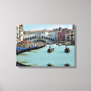 ldp RIALTO BRIDGE - Venice - Canal Grande Canvas Print